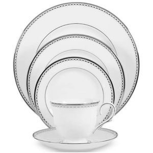Lenox Pearl Platinum 5 Piece Place Setting